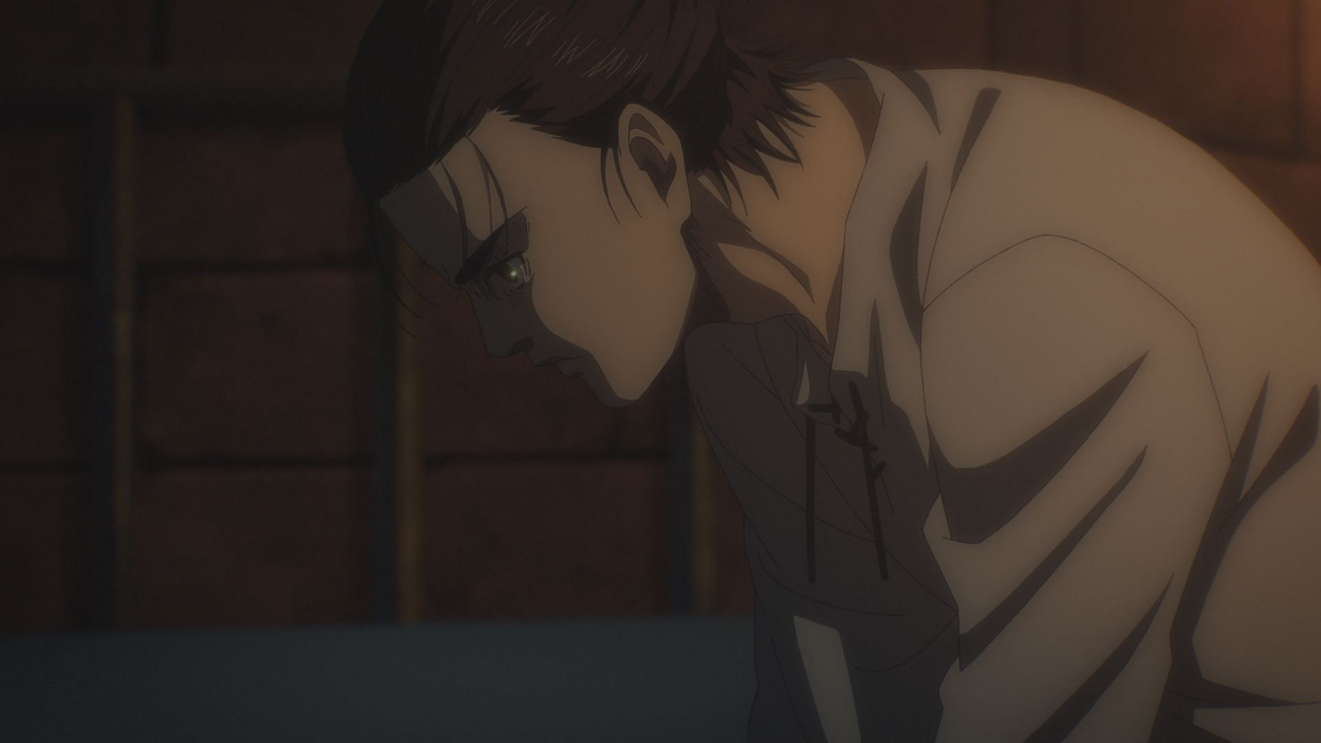 Eren as seen in the show (Image via Wit Studio)