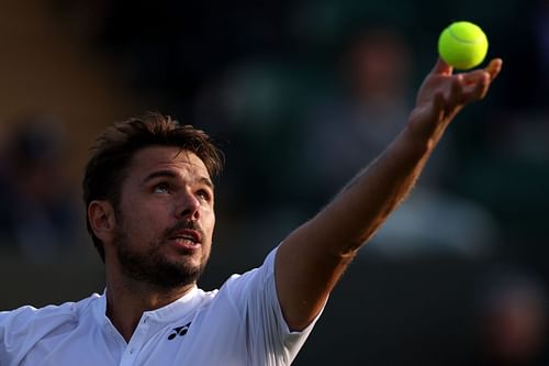 Stan Wawrinka at the 2022 Wimbledon Championships.