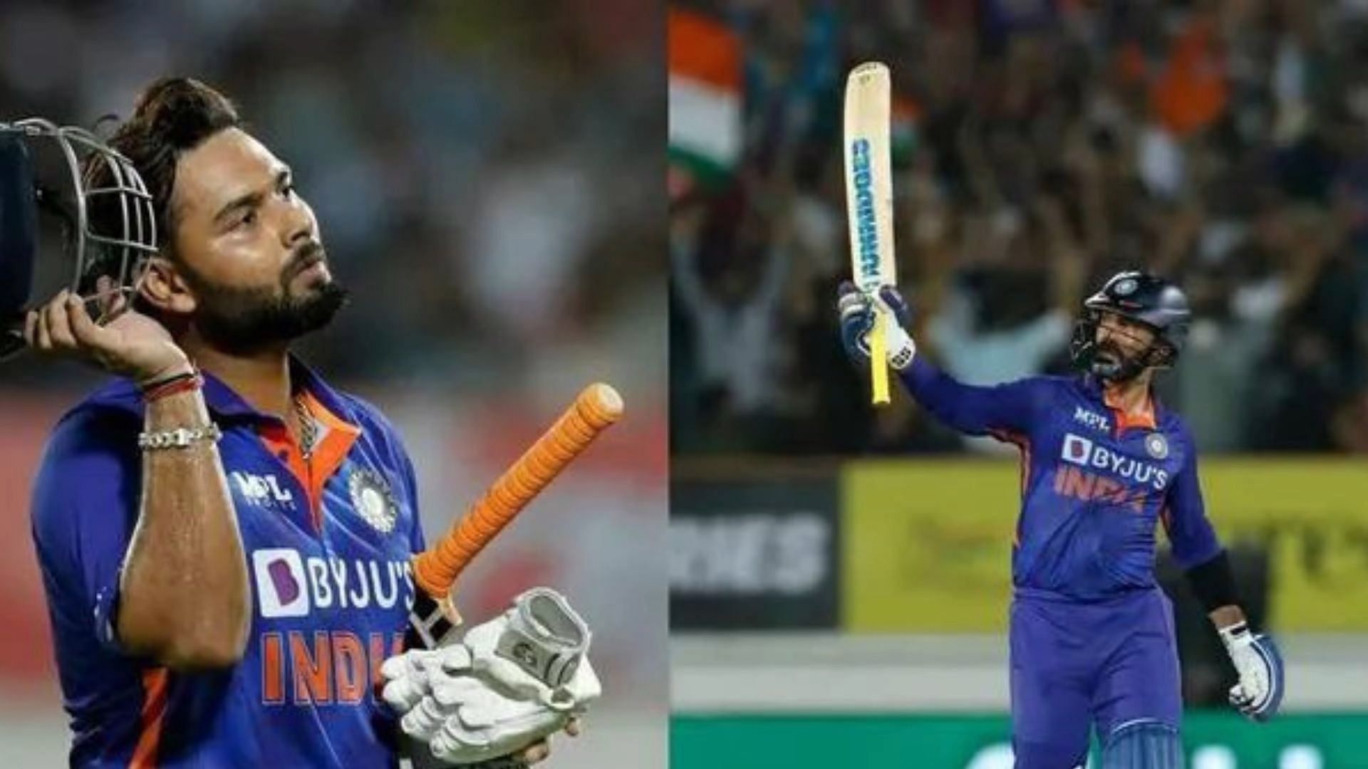 Rishabh Pant and Dinesh Karthik are competing for the wicketkeeper-batter