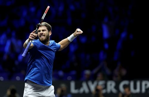 Cameron Norrie at the 2022 Laver Cup.