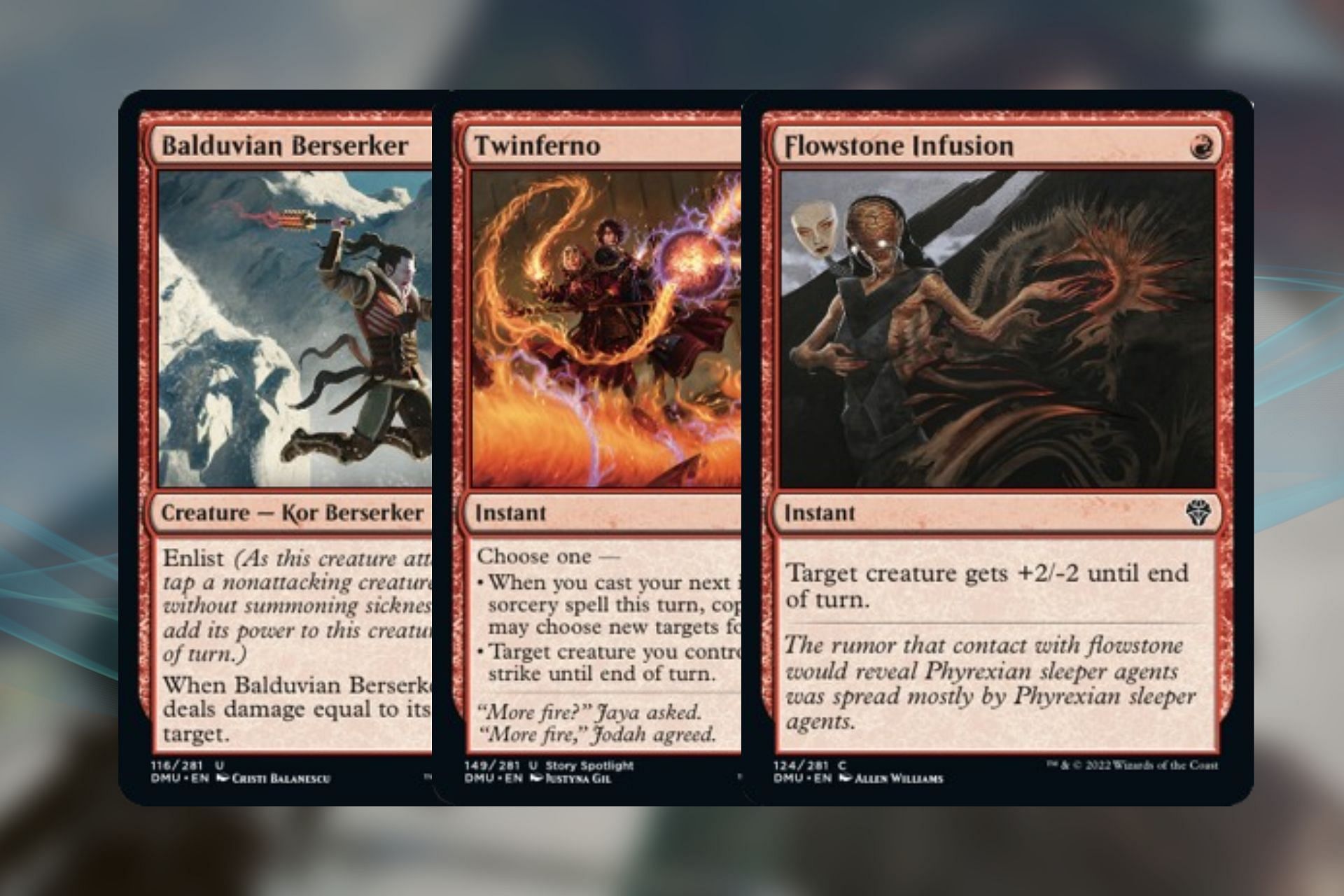 What Red cards are going to be must-picks for Limited in Magic: The Gathering? (Image via Wizards of the Coast)