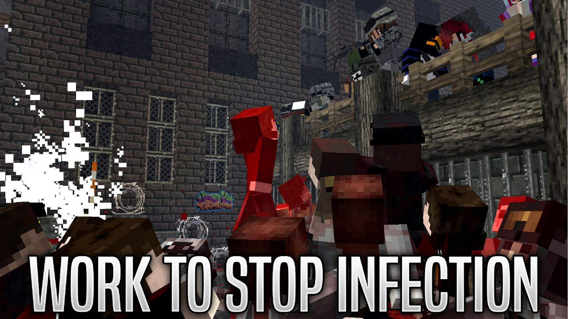 One of the images on the CurseForge page for the Decimation modpack (Image via Minecraft)