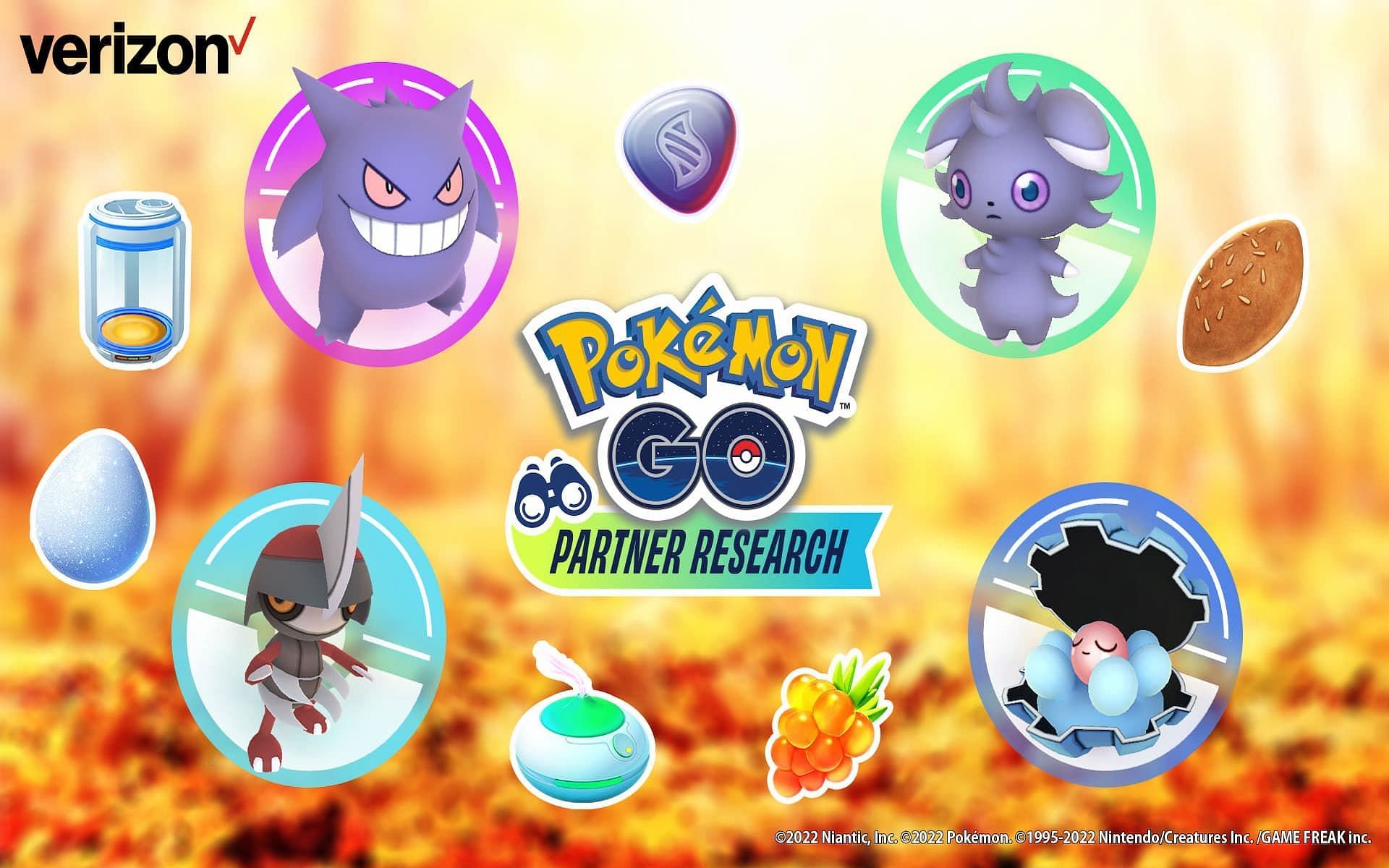 The promotional image for the Verizon x Pokemon GO Partner Research (Image via Niantic)