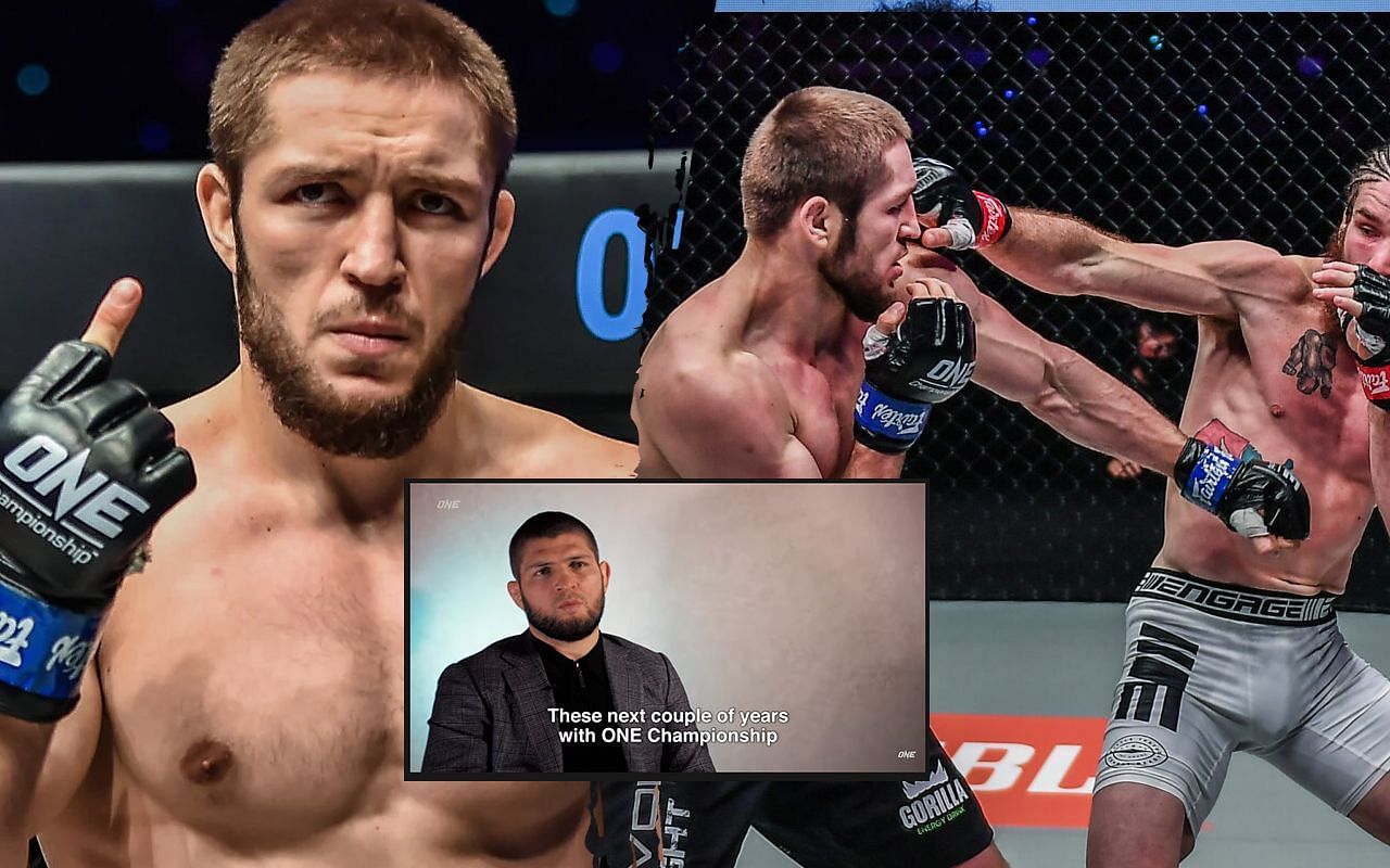 [Photo Credit: ONE Championship] Saygid Izagakhmaev, Khabib Nurmagomedov