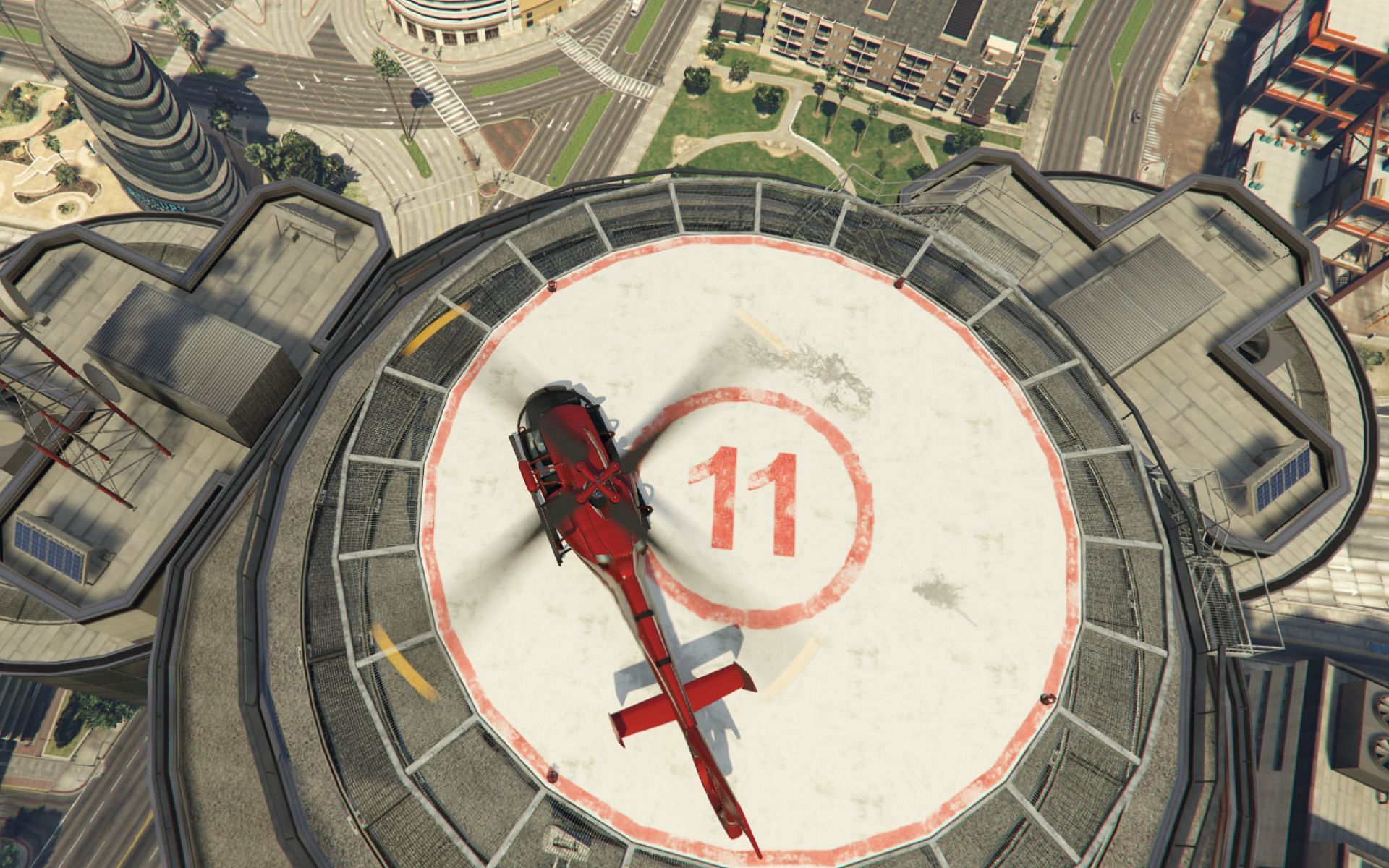 There are many locations in the game where helicopters spawn frequently (Image via Reddit/HP_damager)  
