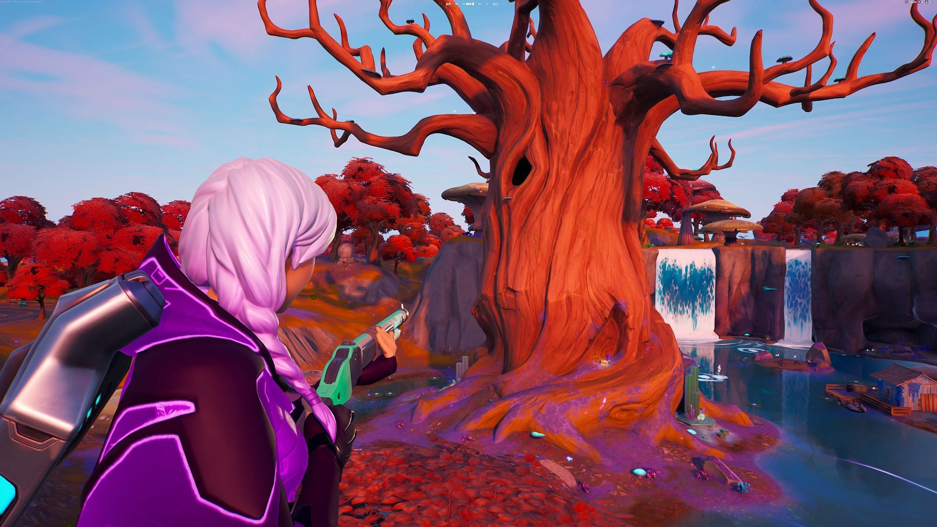 The Reality Tree has seen better days (Image via Epic Games/Fortnite)