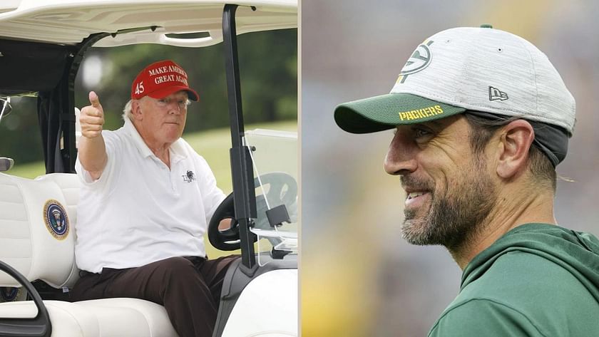 Aaron Rodgers Photographed Holding 'Stand For the Flag, Kneel for the  Cross' T-Shirt?