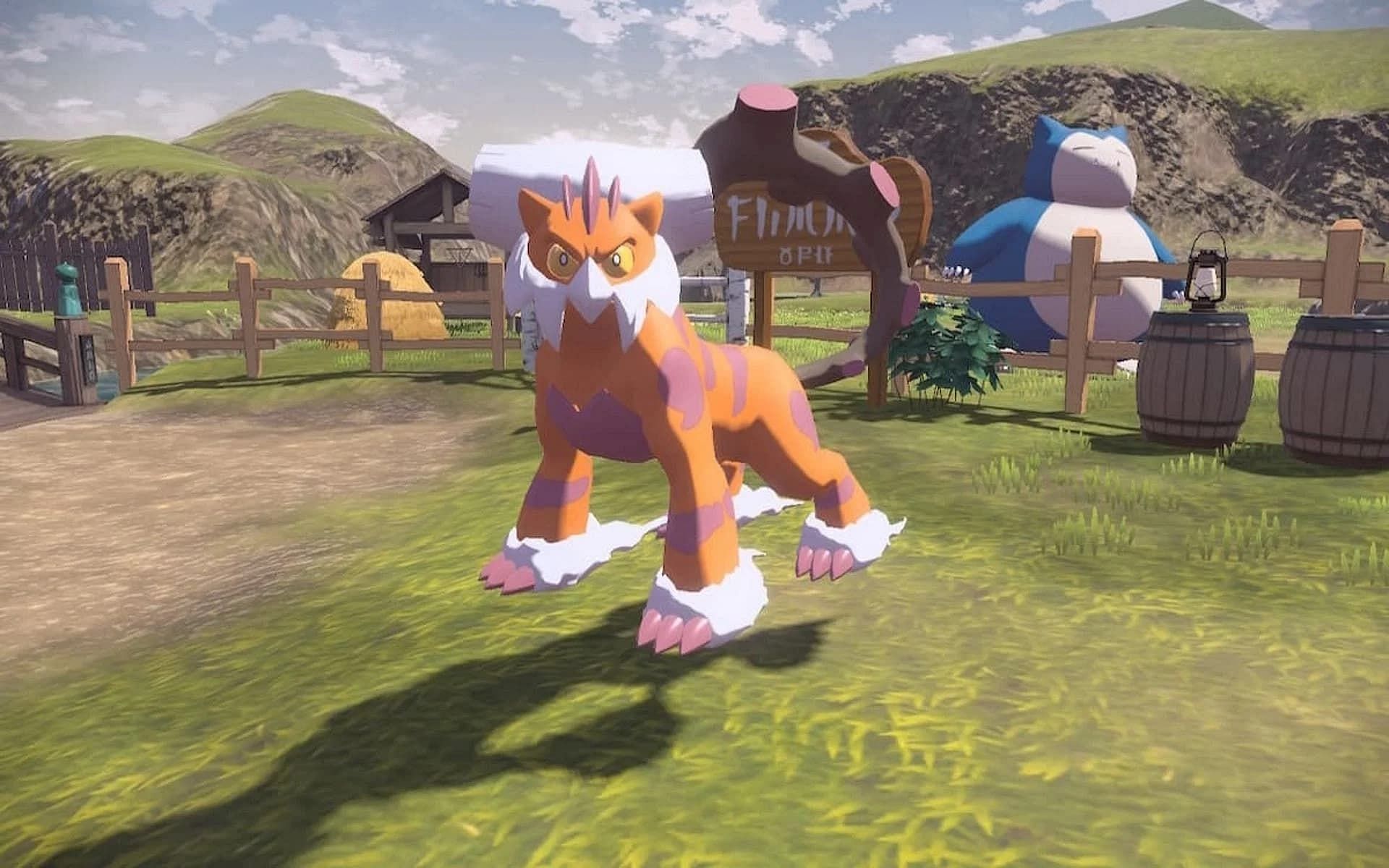 A look at Landorus in Legends: Arceus (Image via Game Freak)