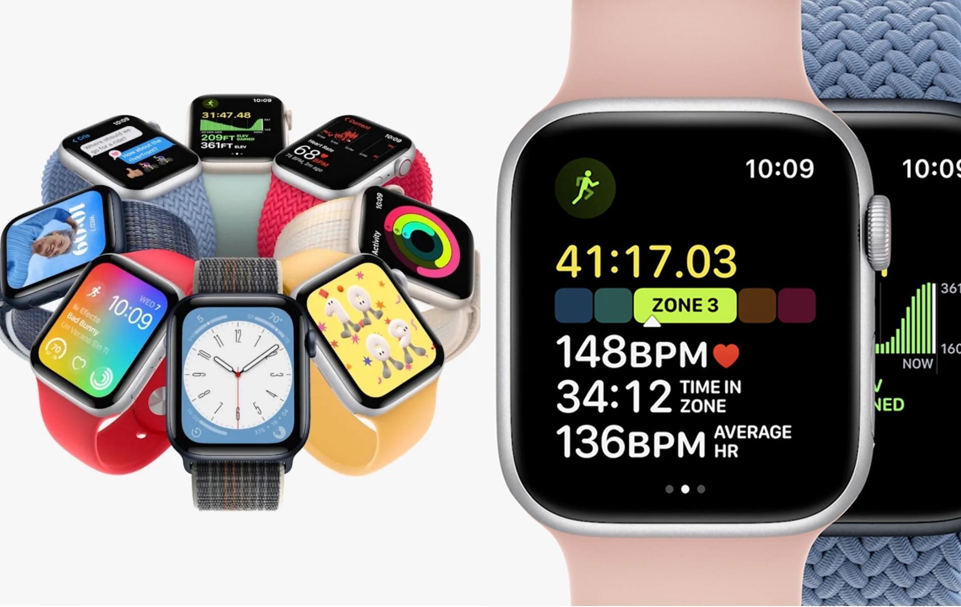 Apple watch series 3 time online display