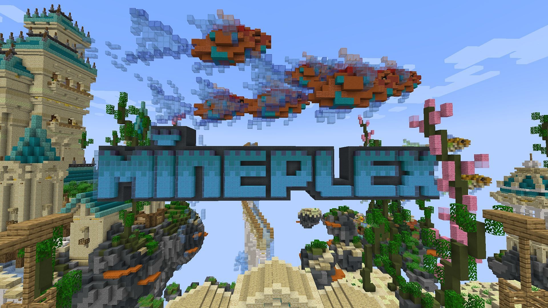 Players and their friends can either play on public or on private Minecraft servers (Image via Mojang) 