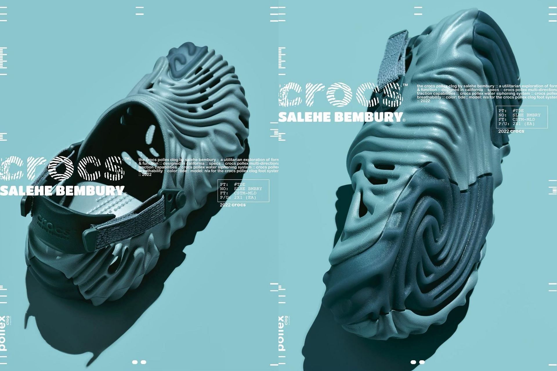 Salehe Bembury x Crocs Tide (Image via @salehebembury / Instagram)
