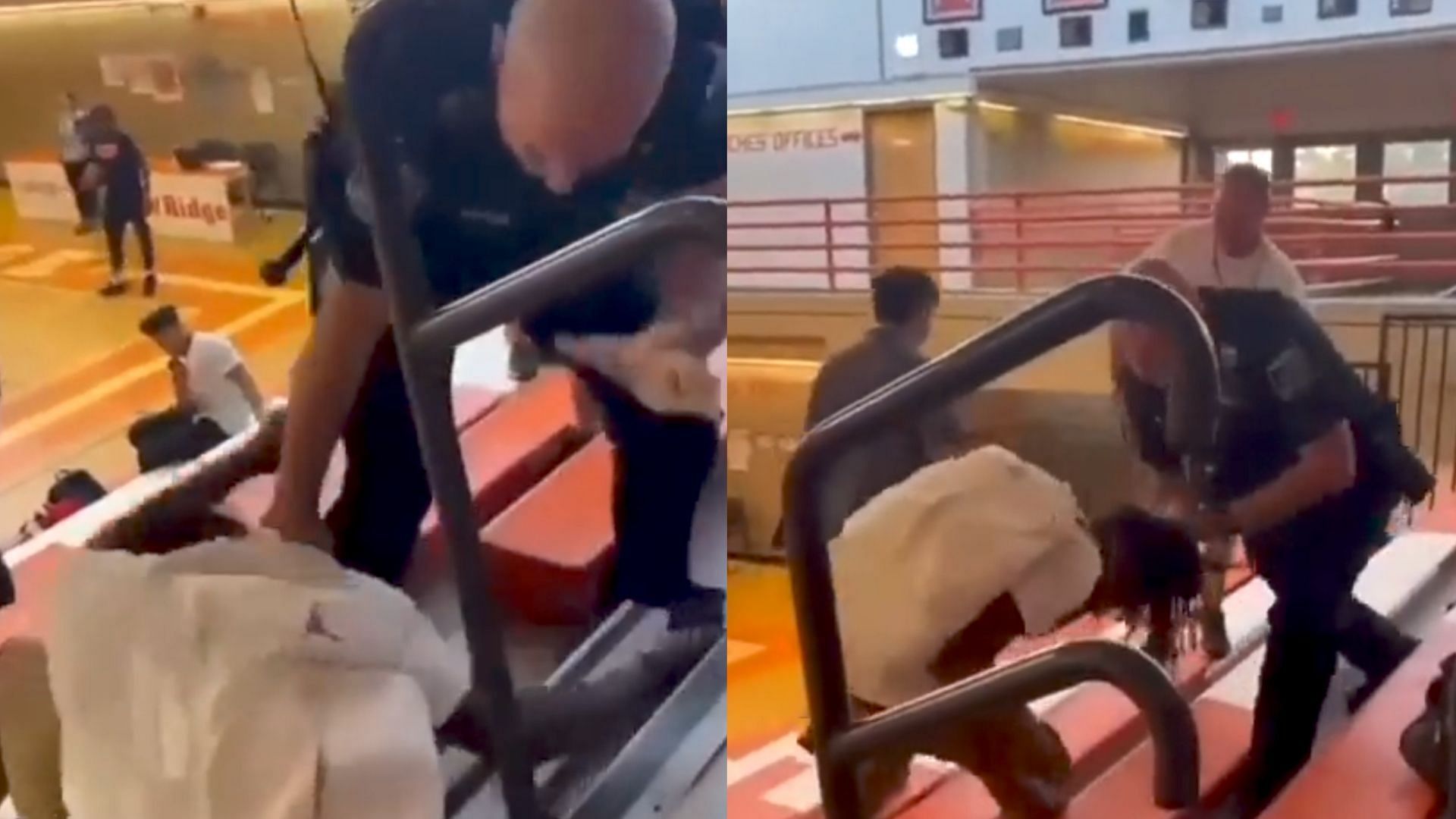 A high school student was brutally arrested in Tennessee for not playing kickball (Images via Chattanooga NAACP) 