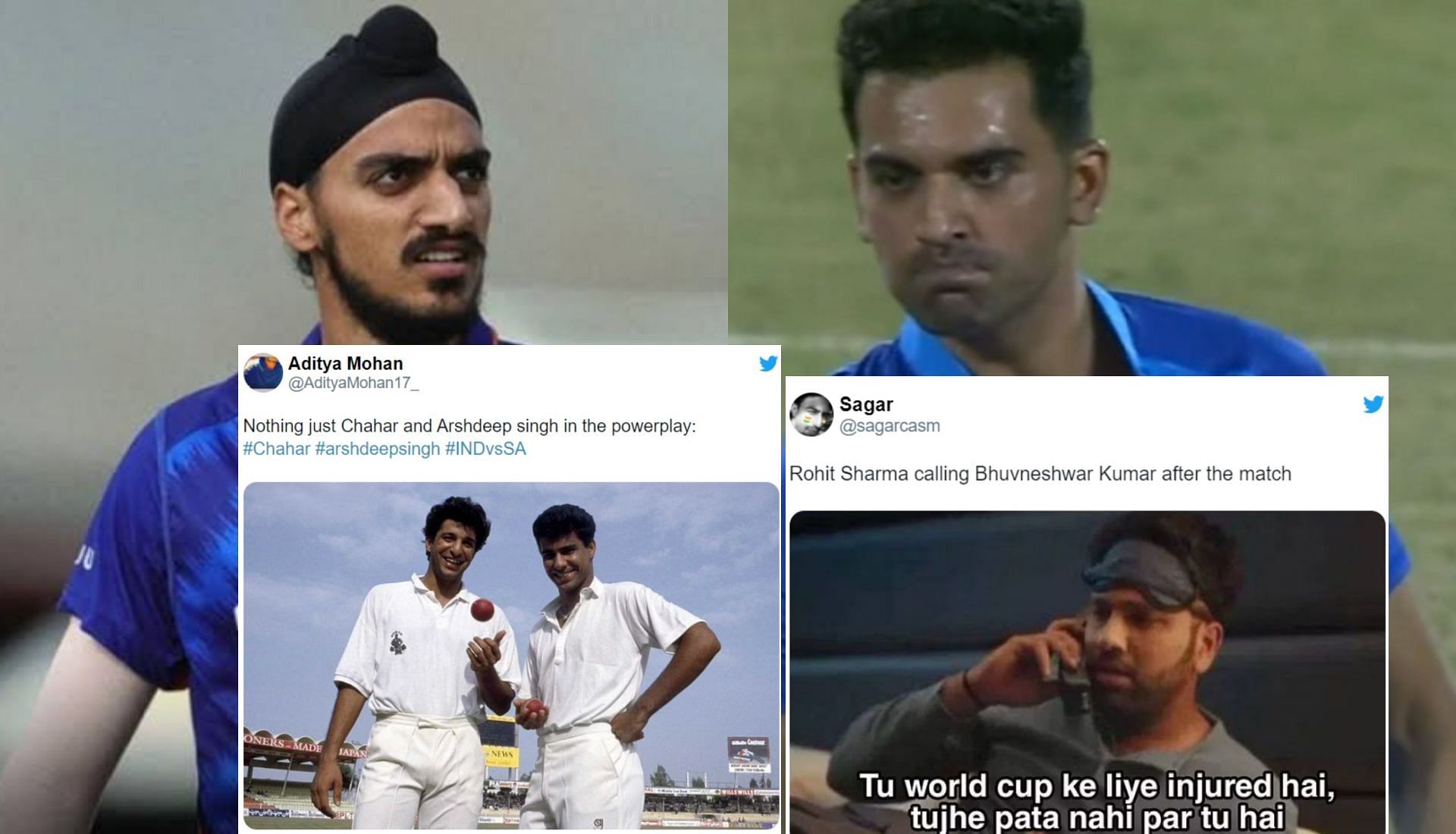 IND vs SA 2022: Top 10 funny memes after Arshdeep Singh and Deepak ...