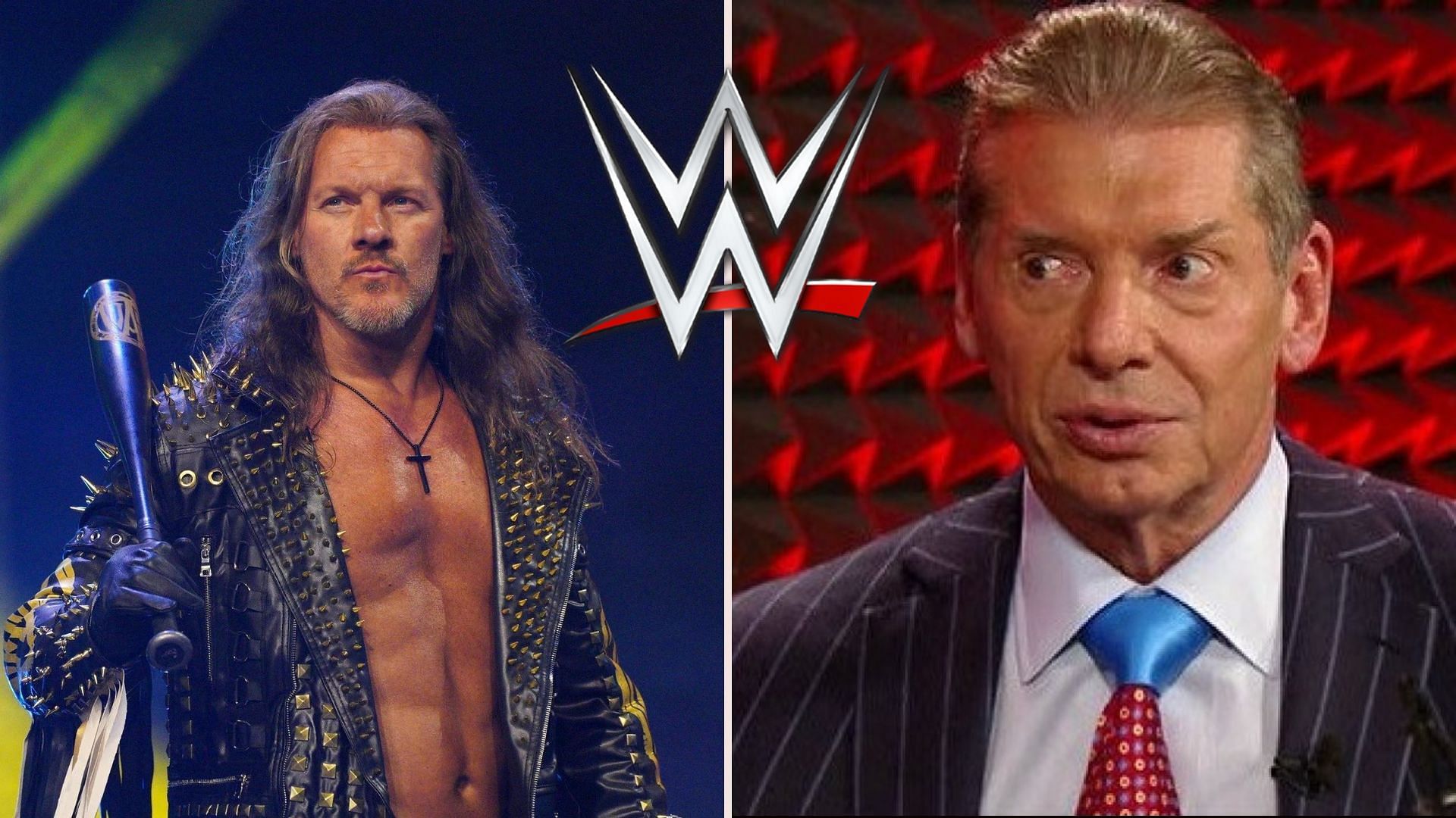 Chris Jericho (left), Vince McMahon (right)