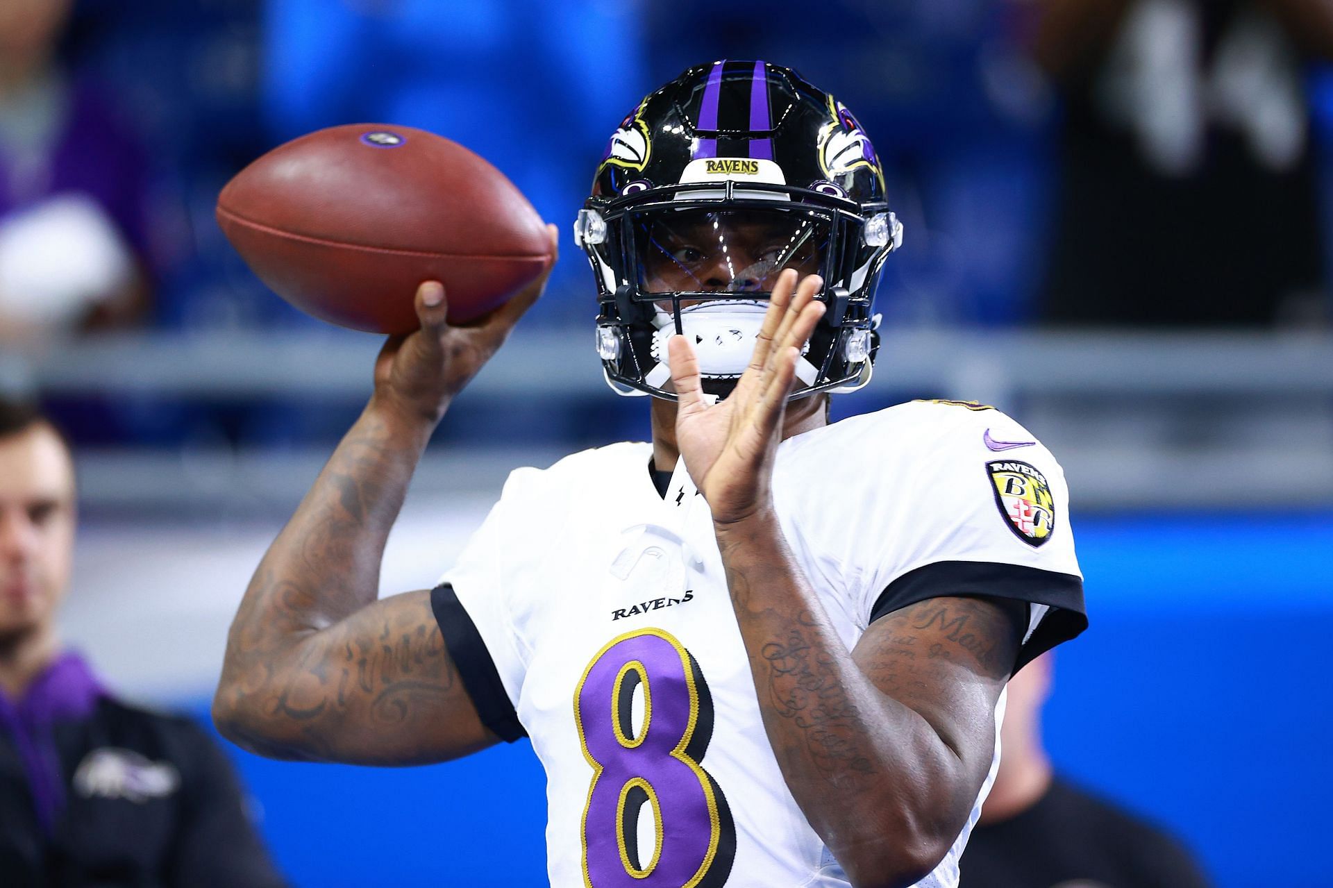 Lamar Jackson Laughs Off Heated Exchange With Teammate