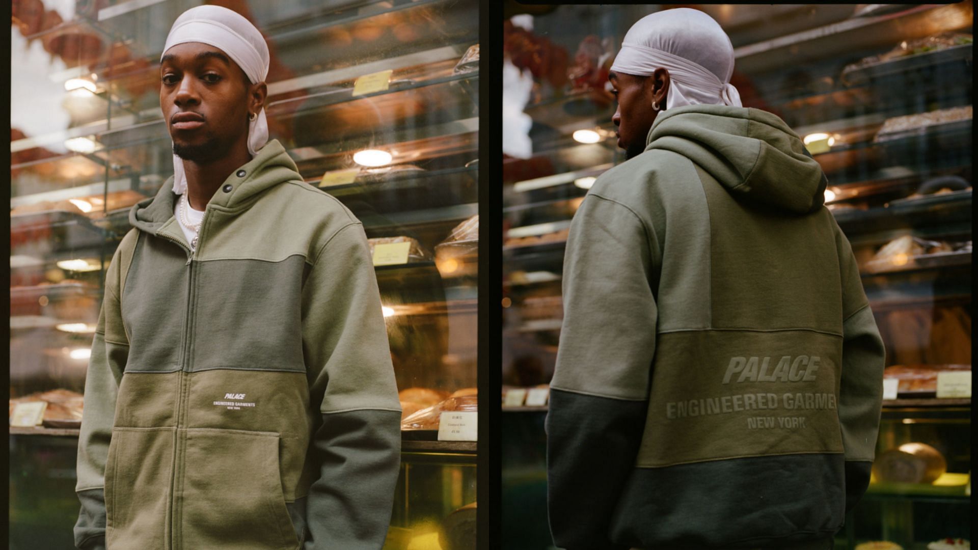 palace ENGINEERED GARMENTS　zip hood