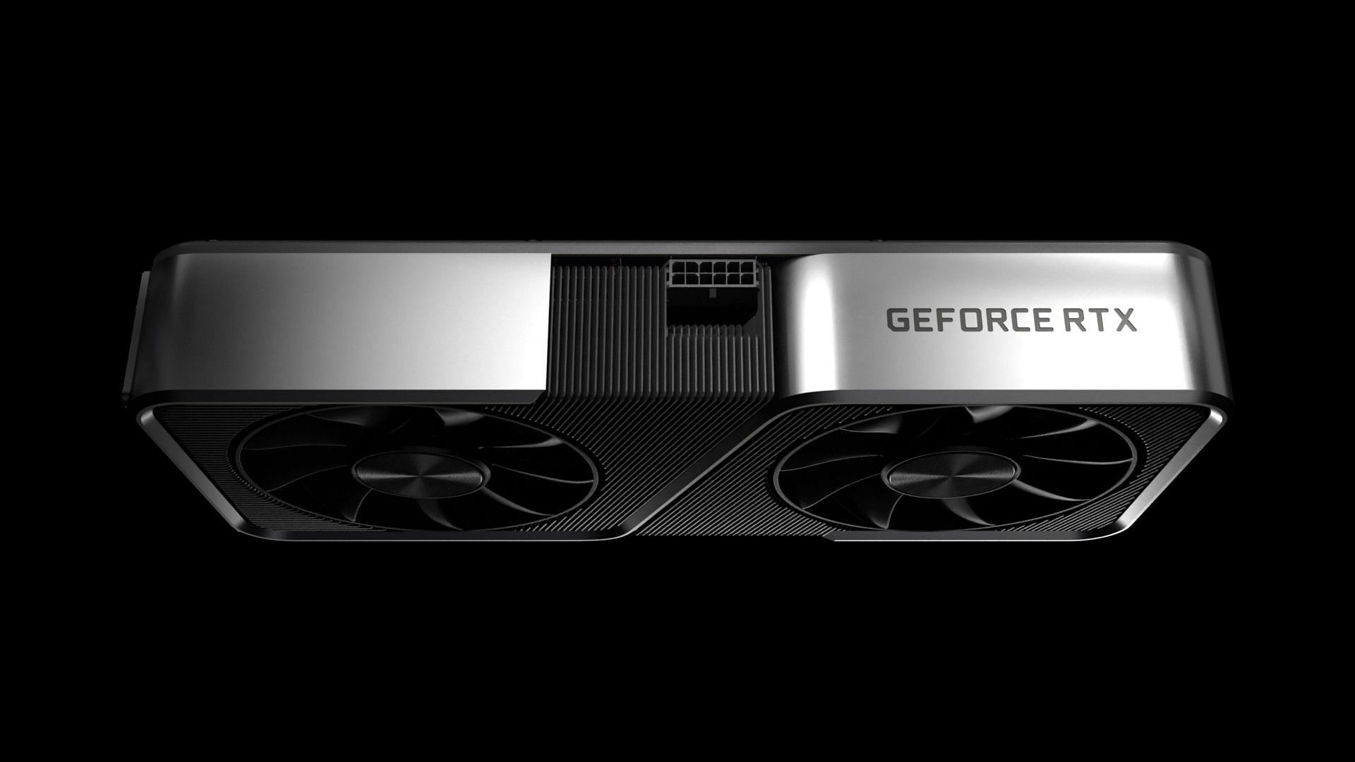 The Geforce RTX branding on an FE GPU (Image via Nvidia)