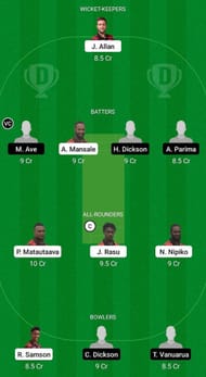 VAN vs CK Fantasy Suggestion Team 2