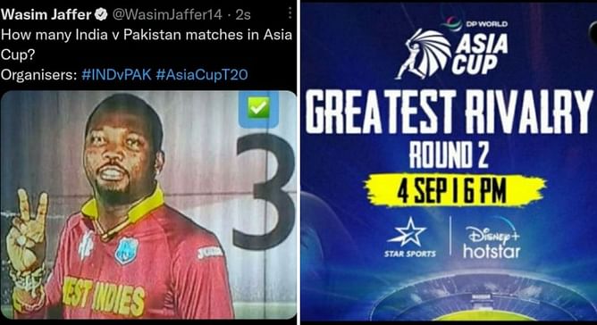 IND vs PAK 2022: “How many India vs Pakistan matches in Asia Cup?”- Wasim Jaffer leads social media reactions ahead of a mouth-watering battle