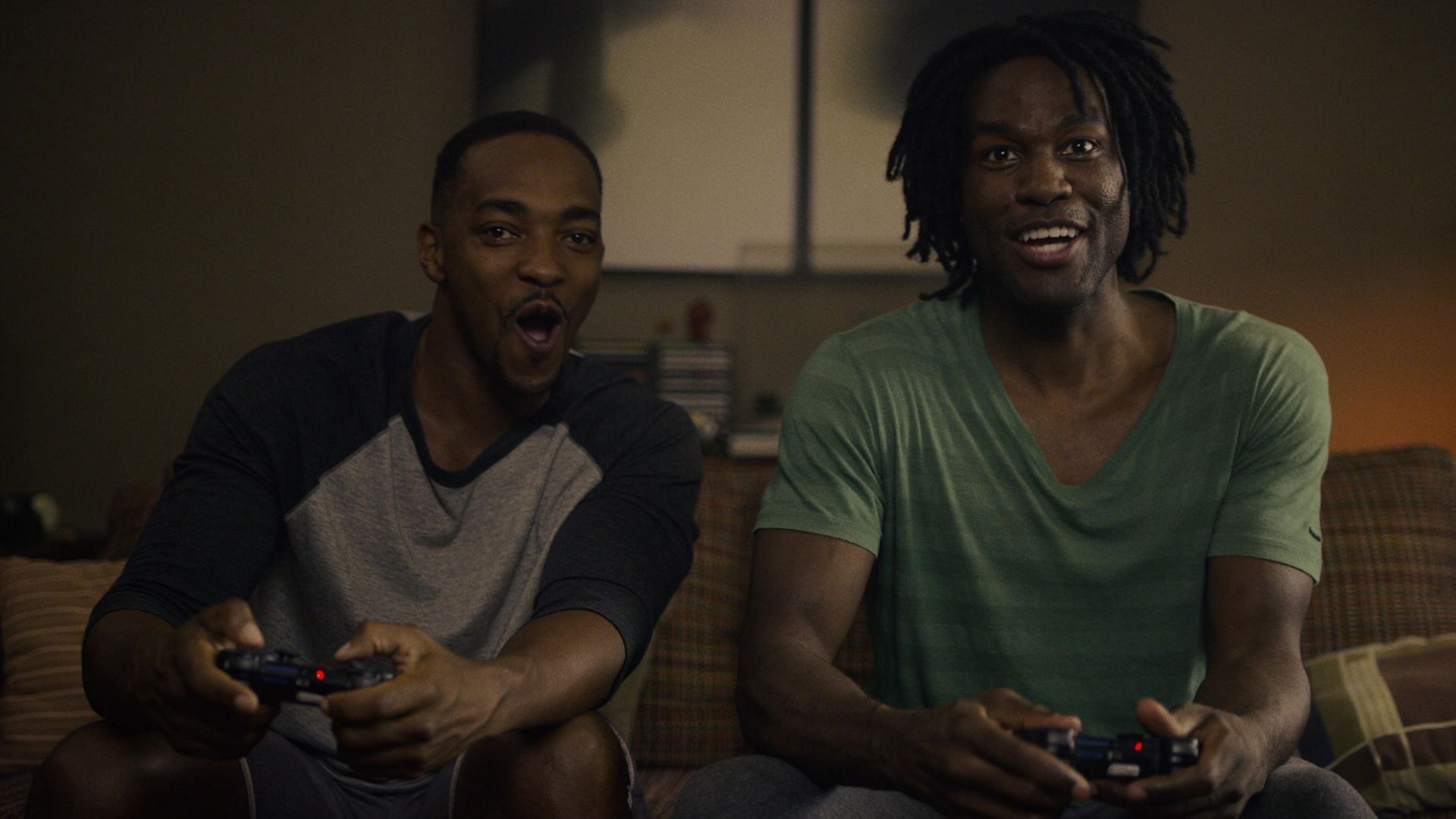 Anthony Mackie and Yahya Abdul-Mateen II in a still from Black Mirror (Image via IMDb)