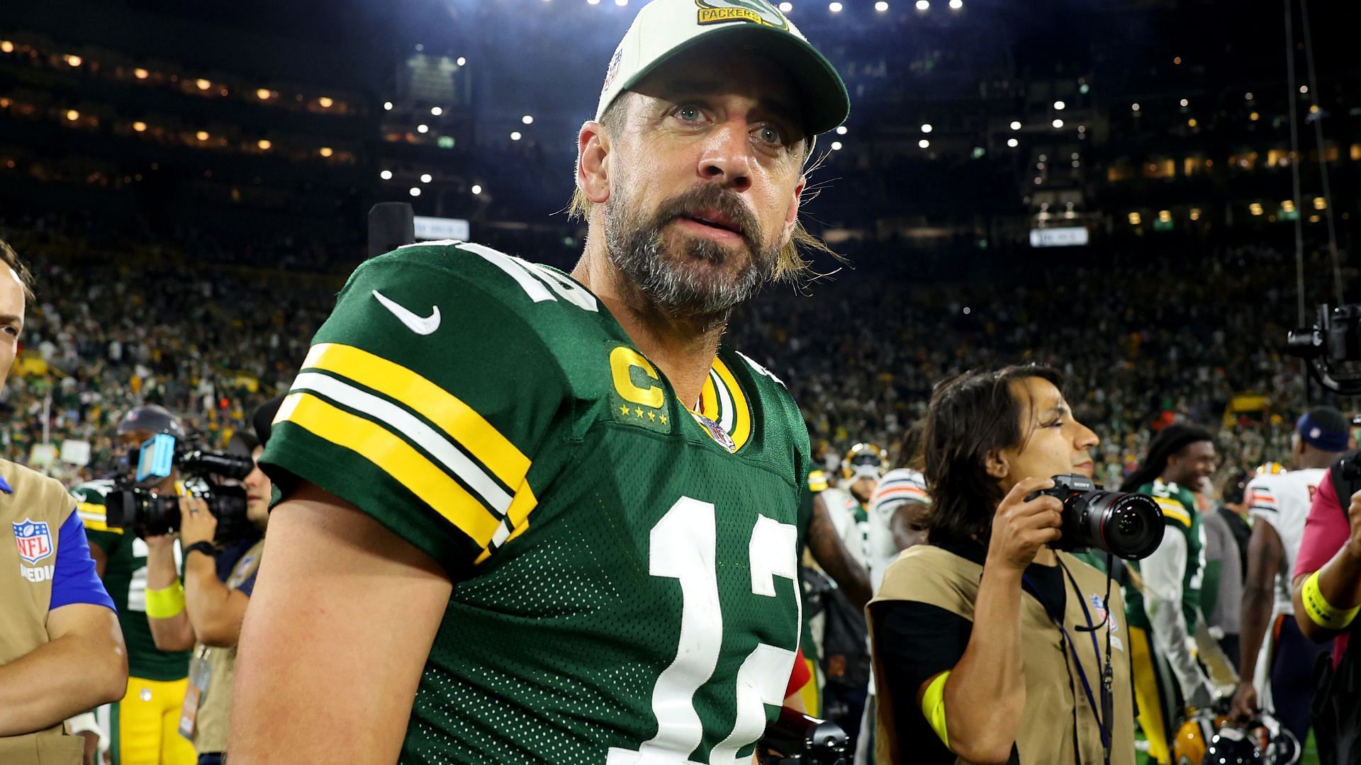 Rodgers has been with the Packers since 2005 and is the current NFL MVP