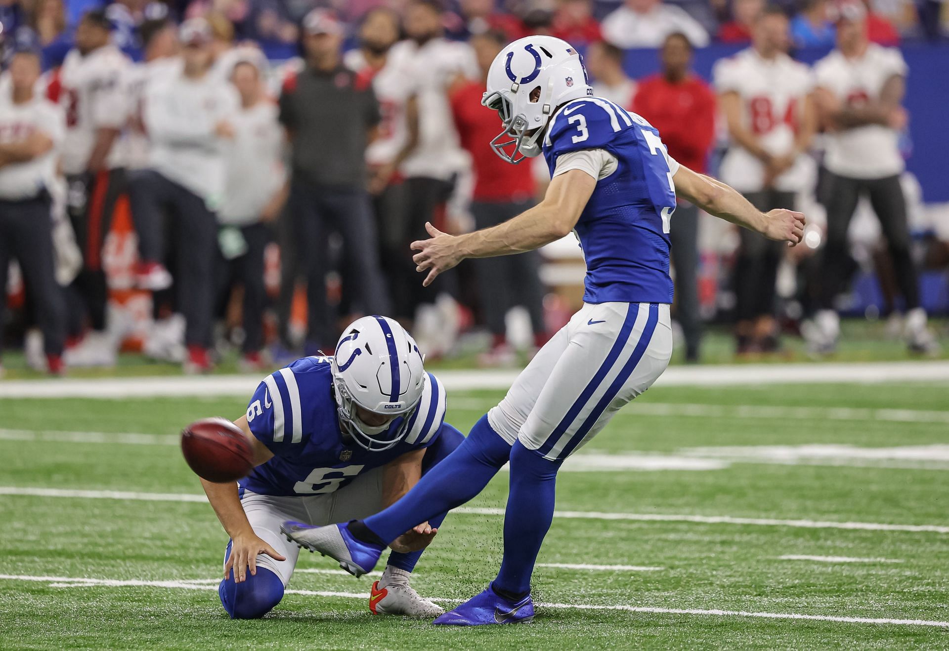 Colts' kicker Rodrigo Blankenship 'definitely unique'