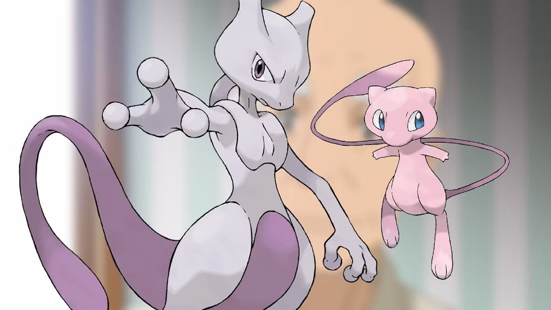 Mew and Mewtwo are very much alike, but only one is superior in strength (Image via The Pokemon Company)