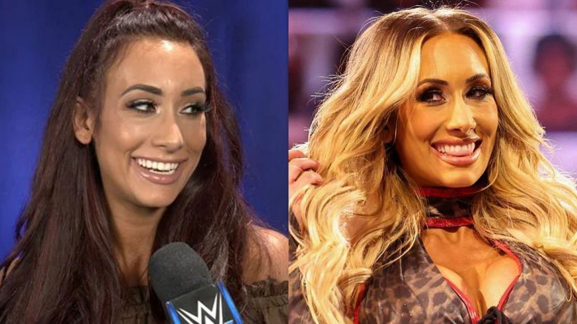 Carmella has changed her hair color a few times over the past few years