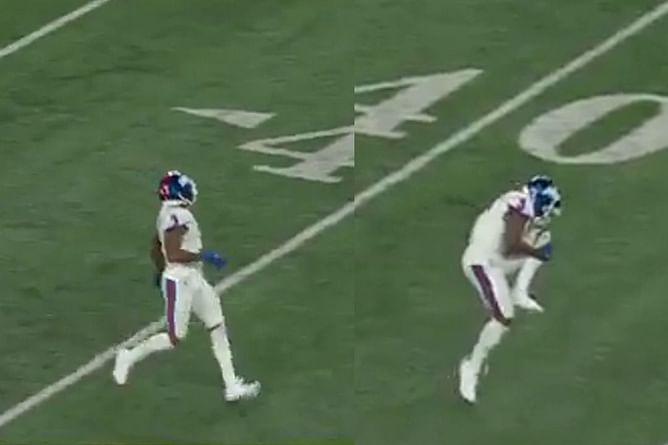Giants WR Sterling Shepard suffers serious injury while jogging in bizarre incident