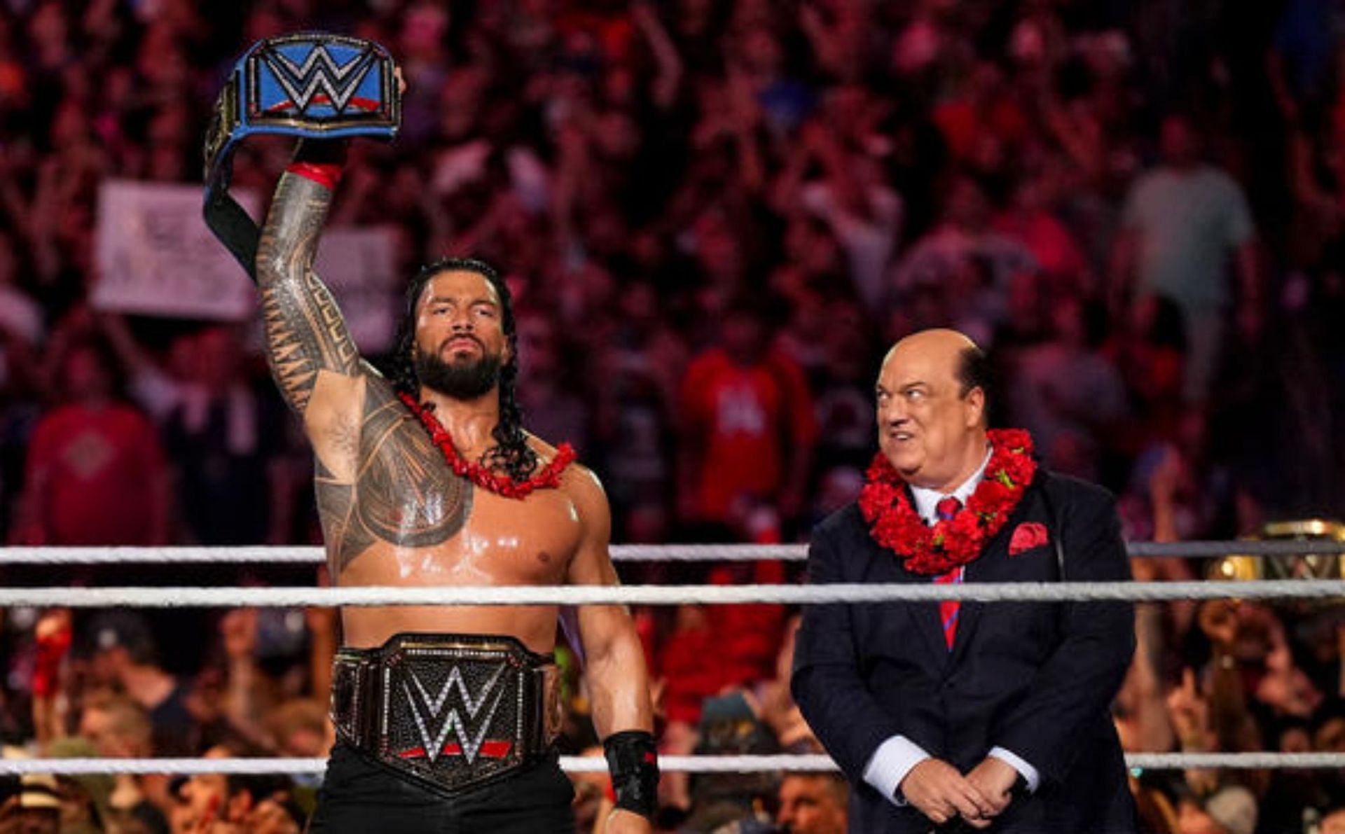 WWE सुपरस्टार रोमन रेंस टॉप पर रहे 
