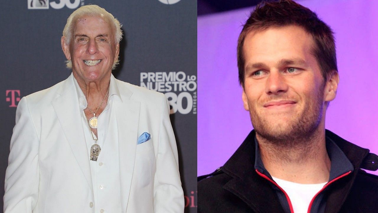 Ric Flair showed support for Tampa Bay Buccaneers quarterback Tom Brady and social media users were quick to comment. 