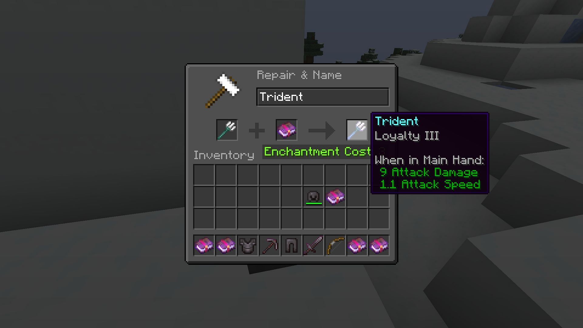 Loyalty is a trident-exclusive enchantment in Minecraft (Image via Mojang)
