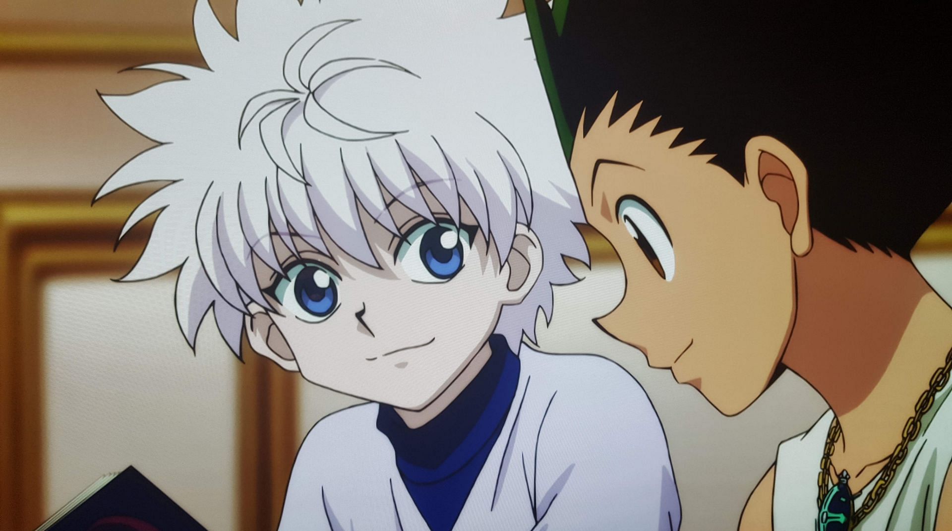 Killua Neon, hunter hunter, hunter x hunter, simple, HD phone