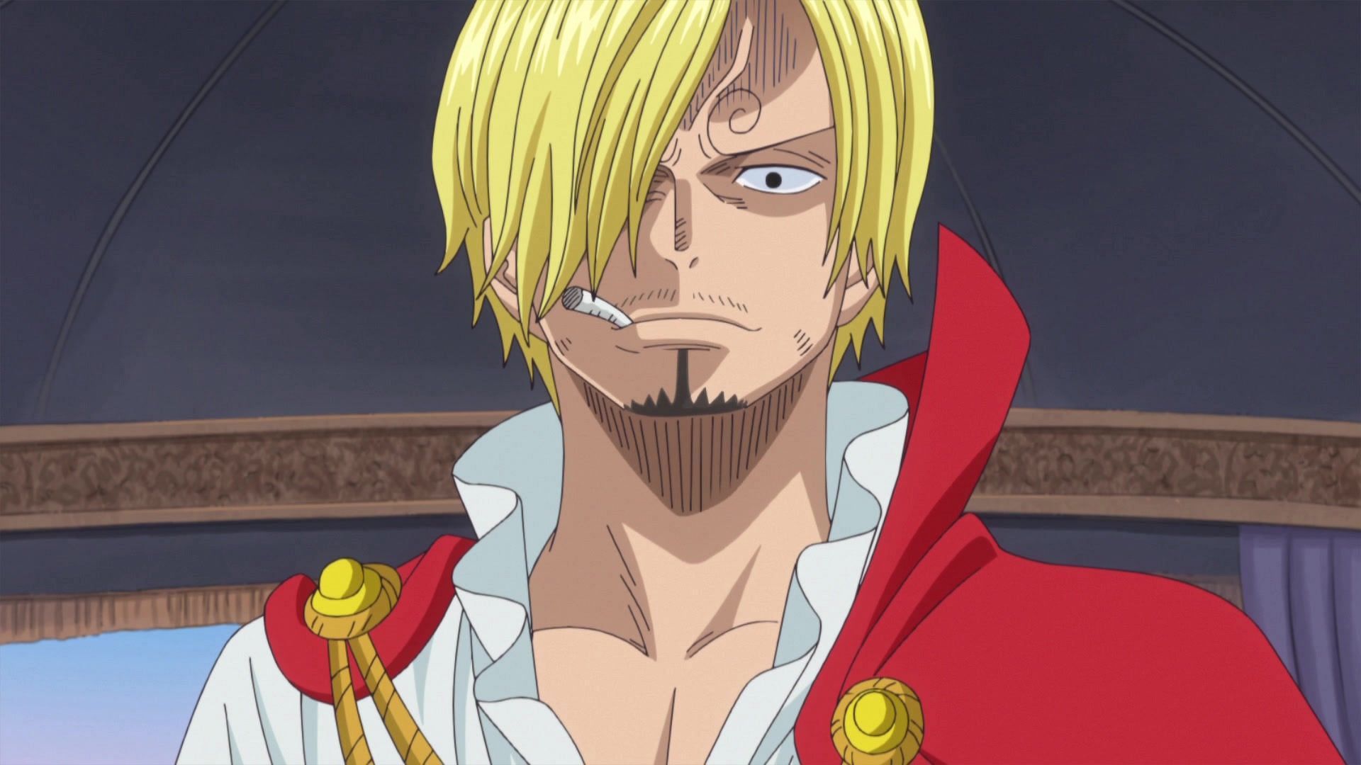 Sanji as seen in the series&#039; anime (Image via Toei Animation)