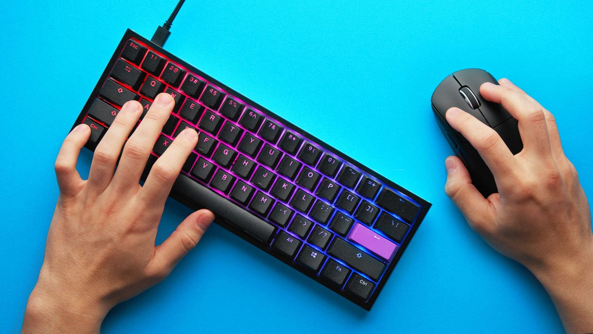 The Razer Huntsman Mini keyboard (Image via @OptimumTechYT on Twitter)