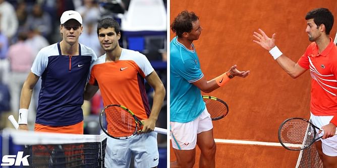 "It's going to be a great rivalry"- Carlos Alcaraz and Jannik Sinner show that they can fill the void once Roger Federer, Rafael Nadal, and Novak Djokovic retire