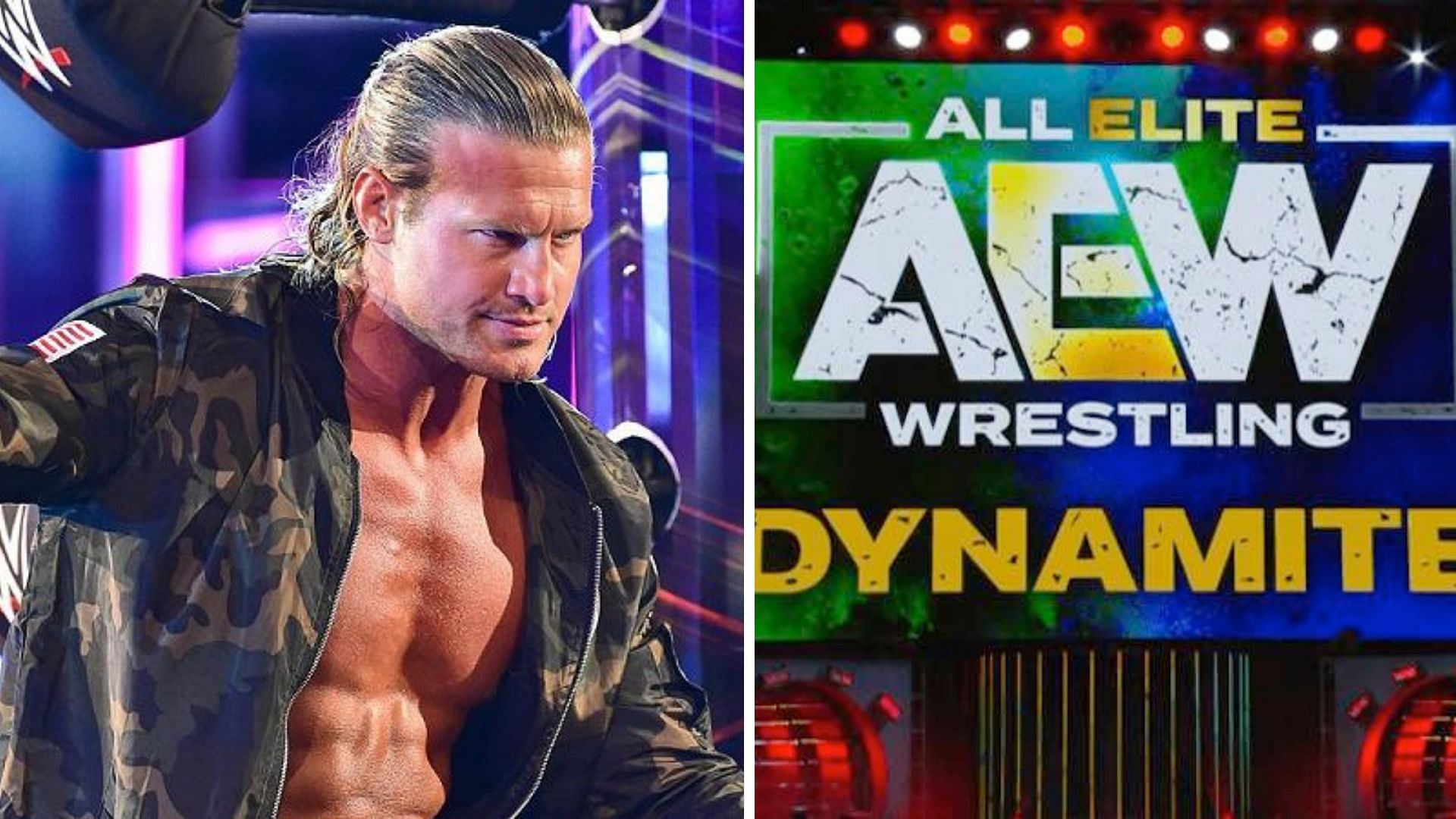 Dolph Ziggler (left), AEW Dynamite (right)