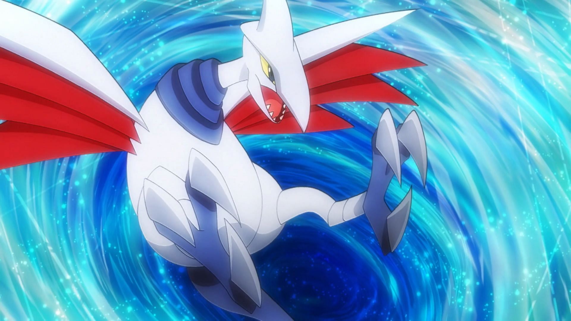 Skarmory as it appears in the anime (Image via The Pokemon Company)