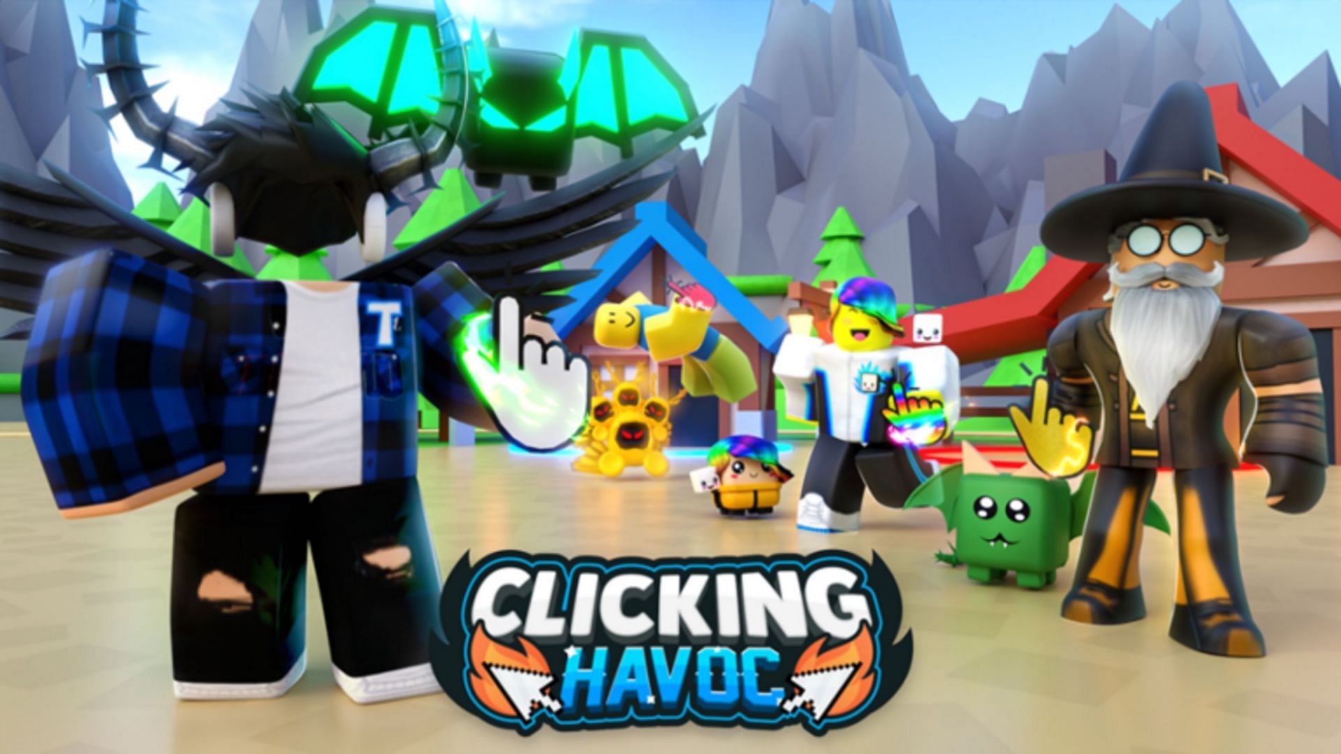 The clicking game (Image via Roblox)