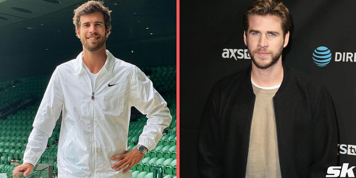 Striking resemblance - Khachanov and Hemswoth