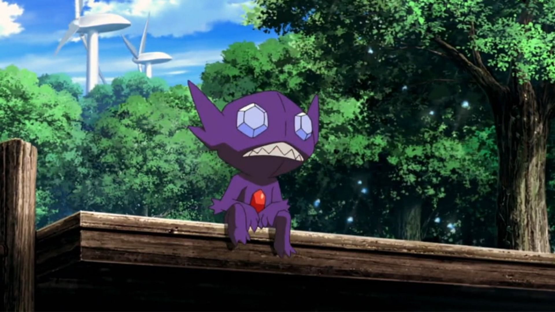Sableye as it appears in the movie (Image via The Pokemon Company)