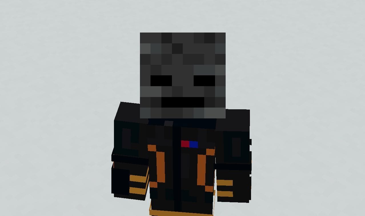 Wither Skeleton Skull In Minecraft Wither Skeleton Skull In Minecraft