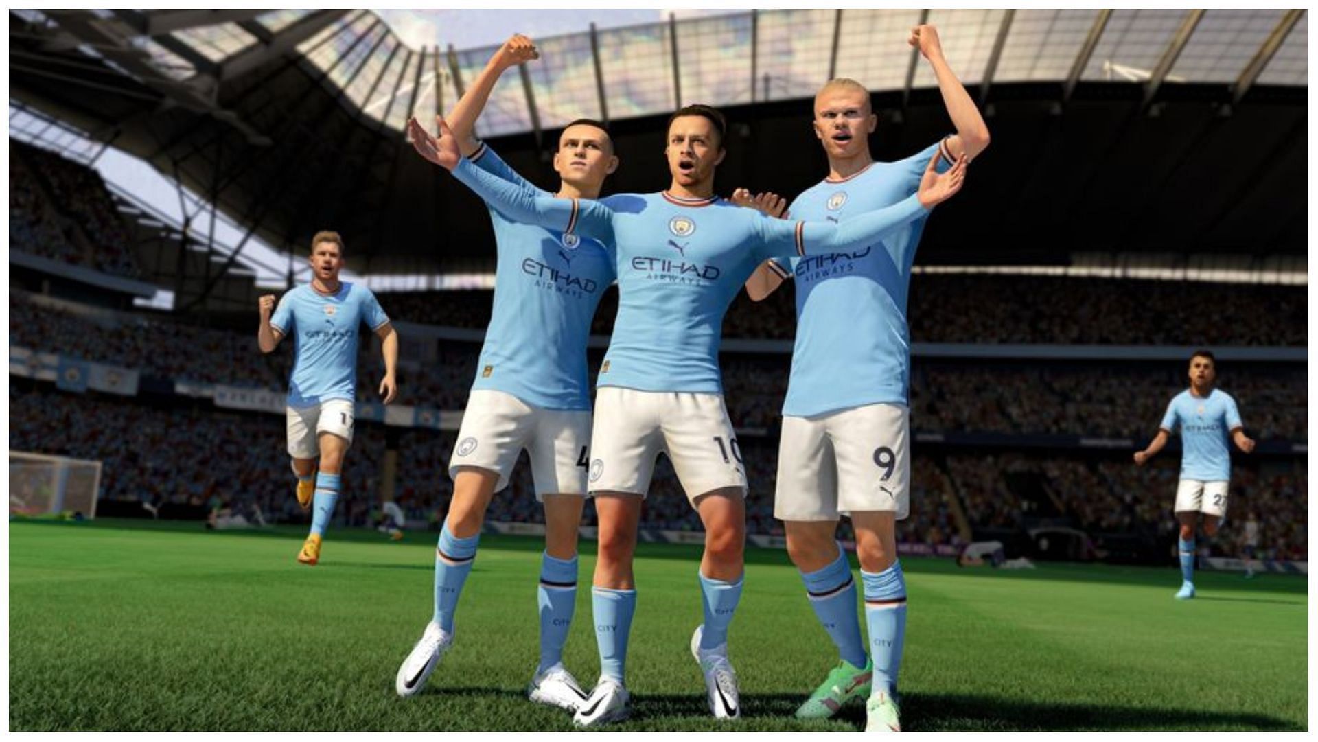 Manchester City have dominated the Premier League for years with their impressive lineup (Image via EA Sports)