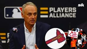 "For me, that’s kind of the end of the story" - When MLB commissioner came out in support of the tomahawk chop celebration after an Astros fan's "The 'Chop' is racist" sign went viral during 2021 World Series