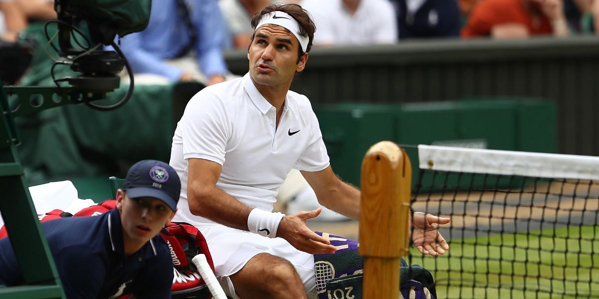 Federer rarely ever lost his cool without reason