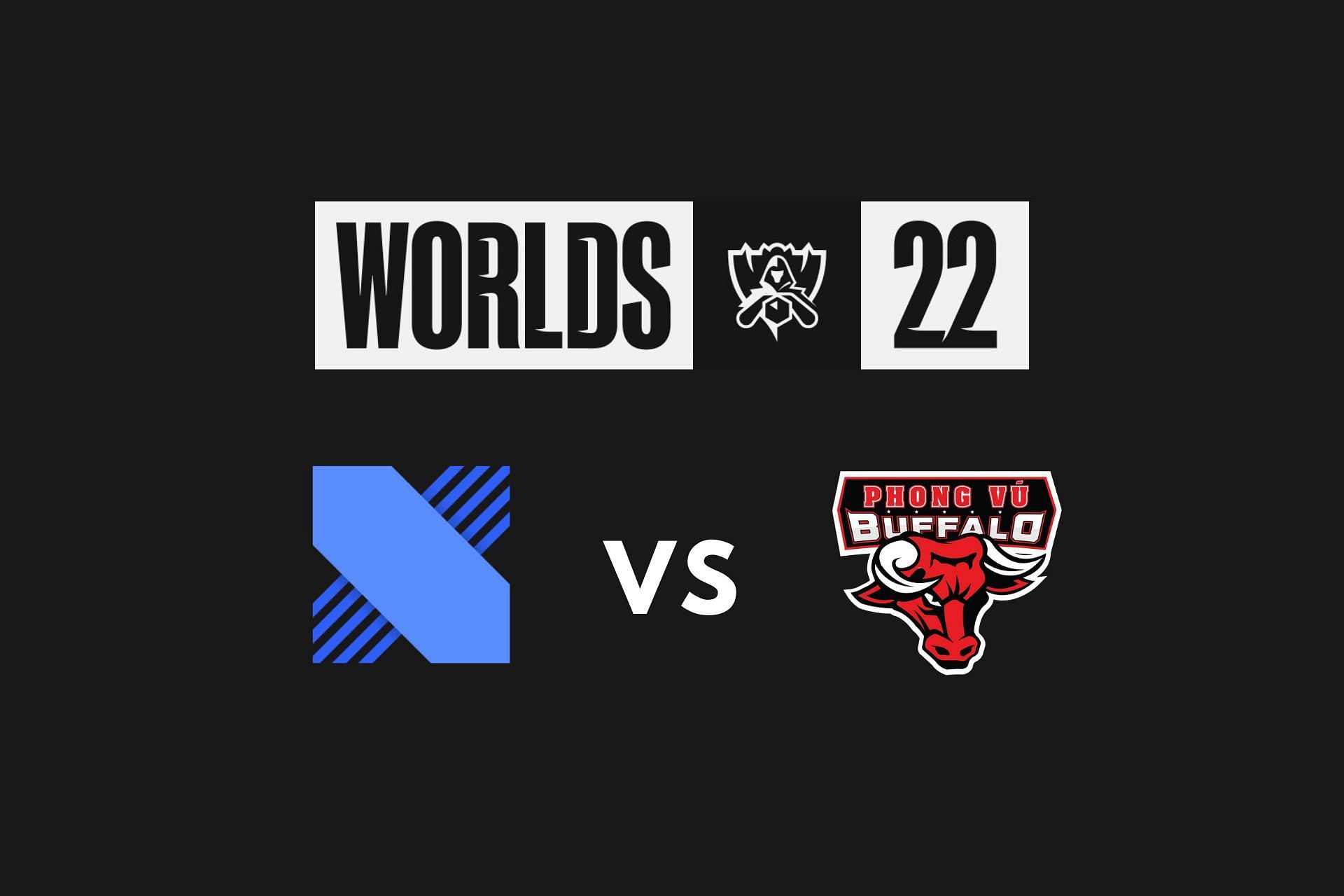 The DRX vs Saigon Buffalo is the sixth game on the second day (September 30) of Worlds 2022 (Image via Sportskeeda)