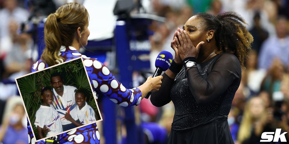 Serena Williams was overcome with emotions following her US Open third-round defeat.