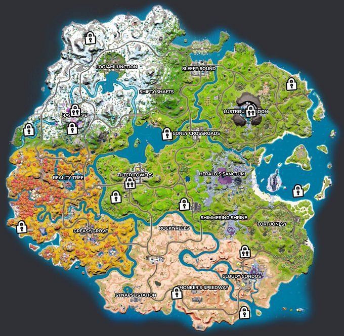 All vault and key locations in Fortnite Chapter 3 Season 4