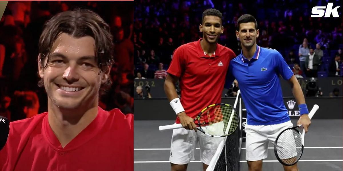 Felix Auger-Aliassime beat Novak Djokovic at the Laver Cup