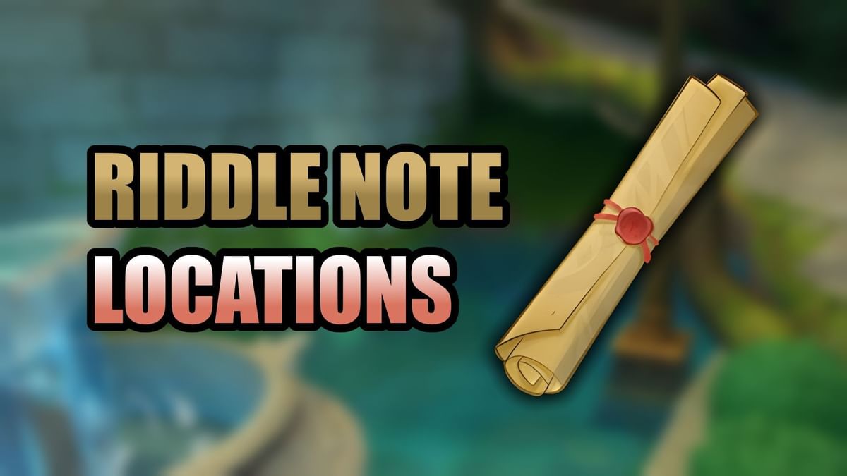 All 4 Genshin Impact Riddle Note locations in Sumeru
